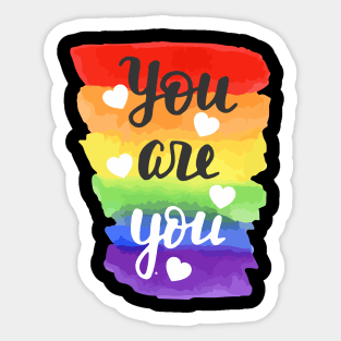 You are you Sticker